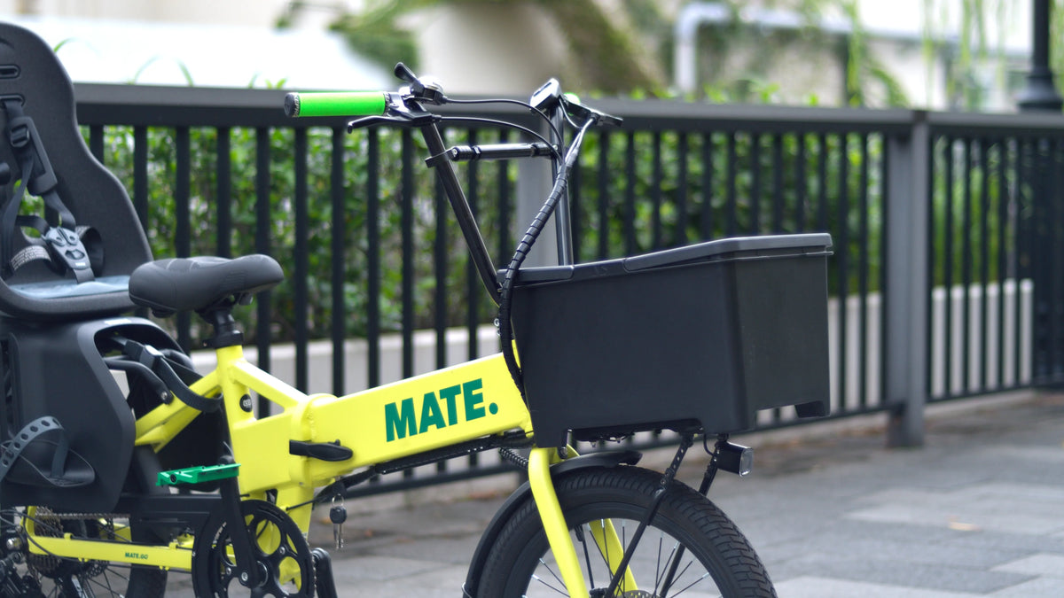 MATE GO+を大人ストリート仕様に。チャイルドシート×カラーで楽しむ実用カスタム