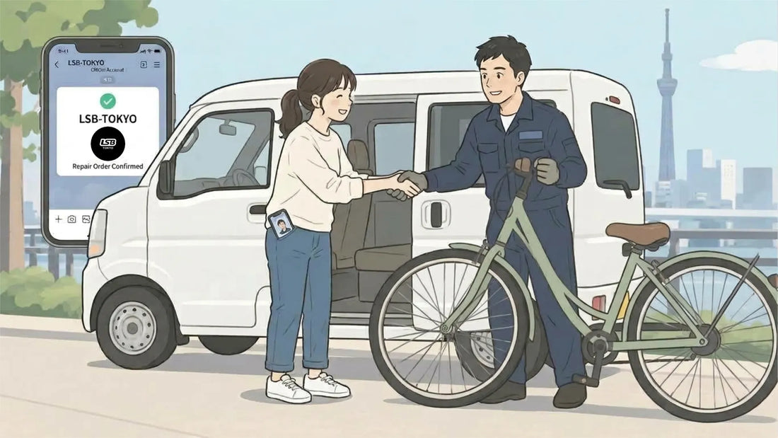 自転車を店舗まで持っていけないときに。墨田区周辺の自転車出張修理｜LSB-TOKYO