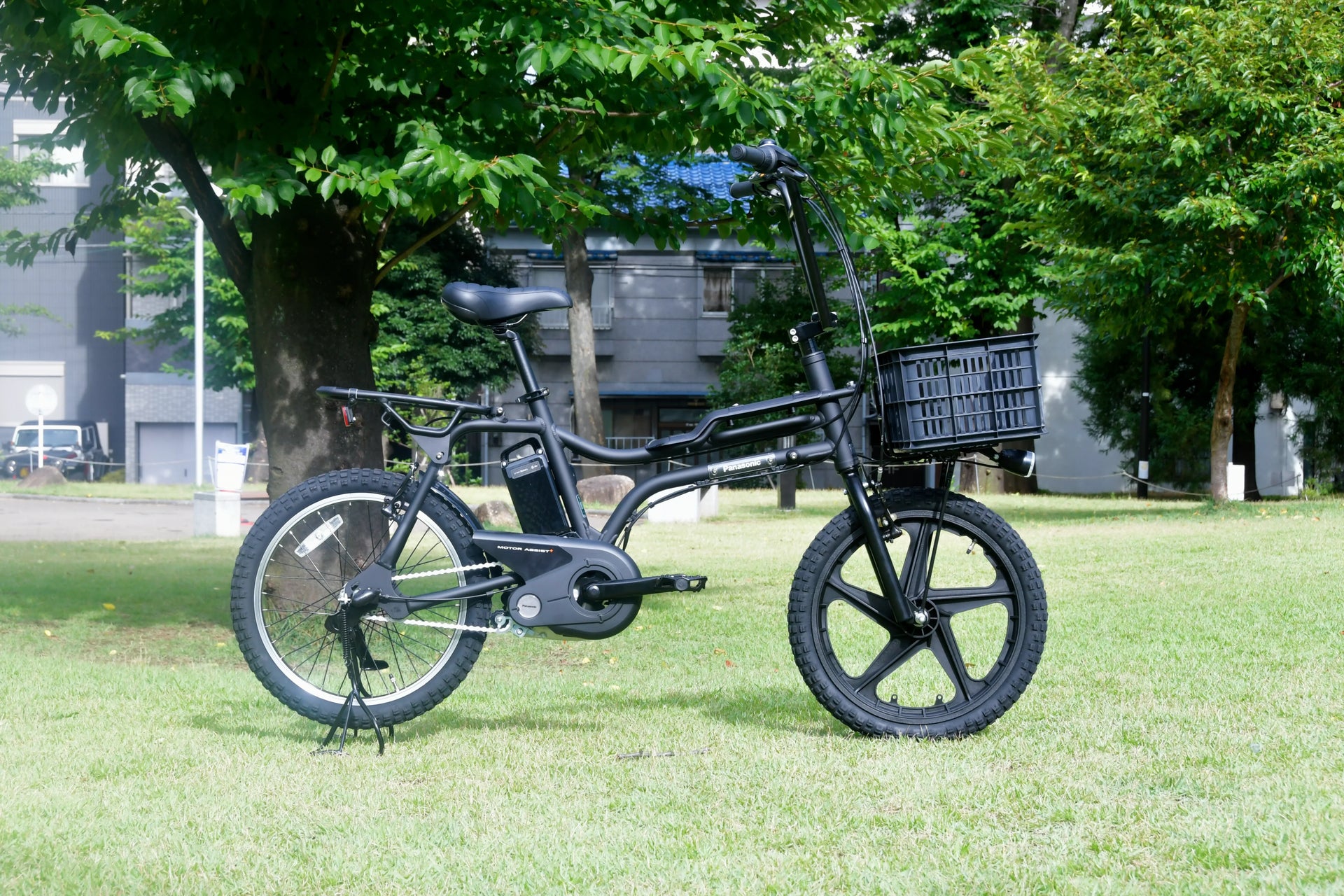 製作中 パナソニック アルフィット カスタム 現行モーター バッテリー無し 電動アシストカスタム] パナソニック オフタイムAL11 F/ディスク